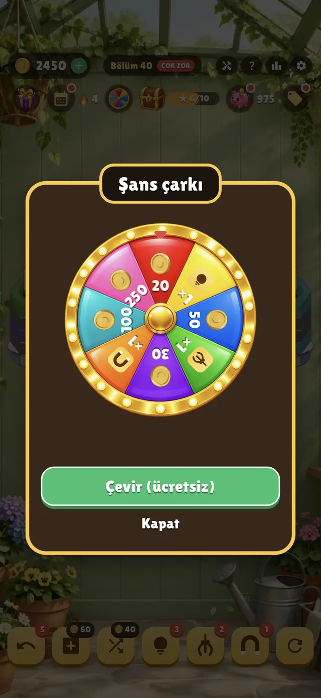 Çevir, kazan