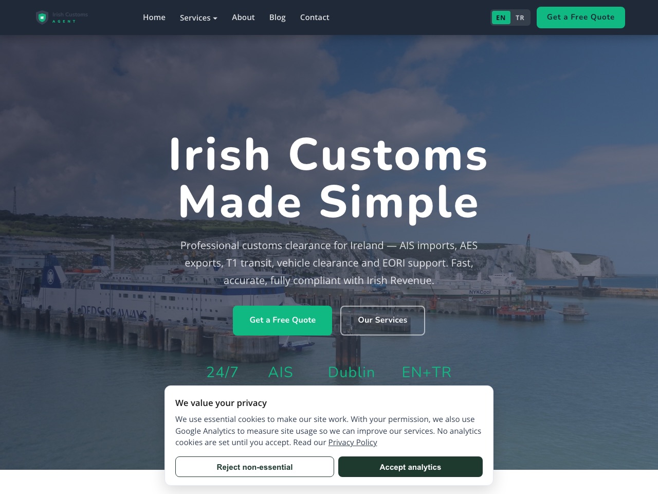 irishcustomsagent.com