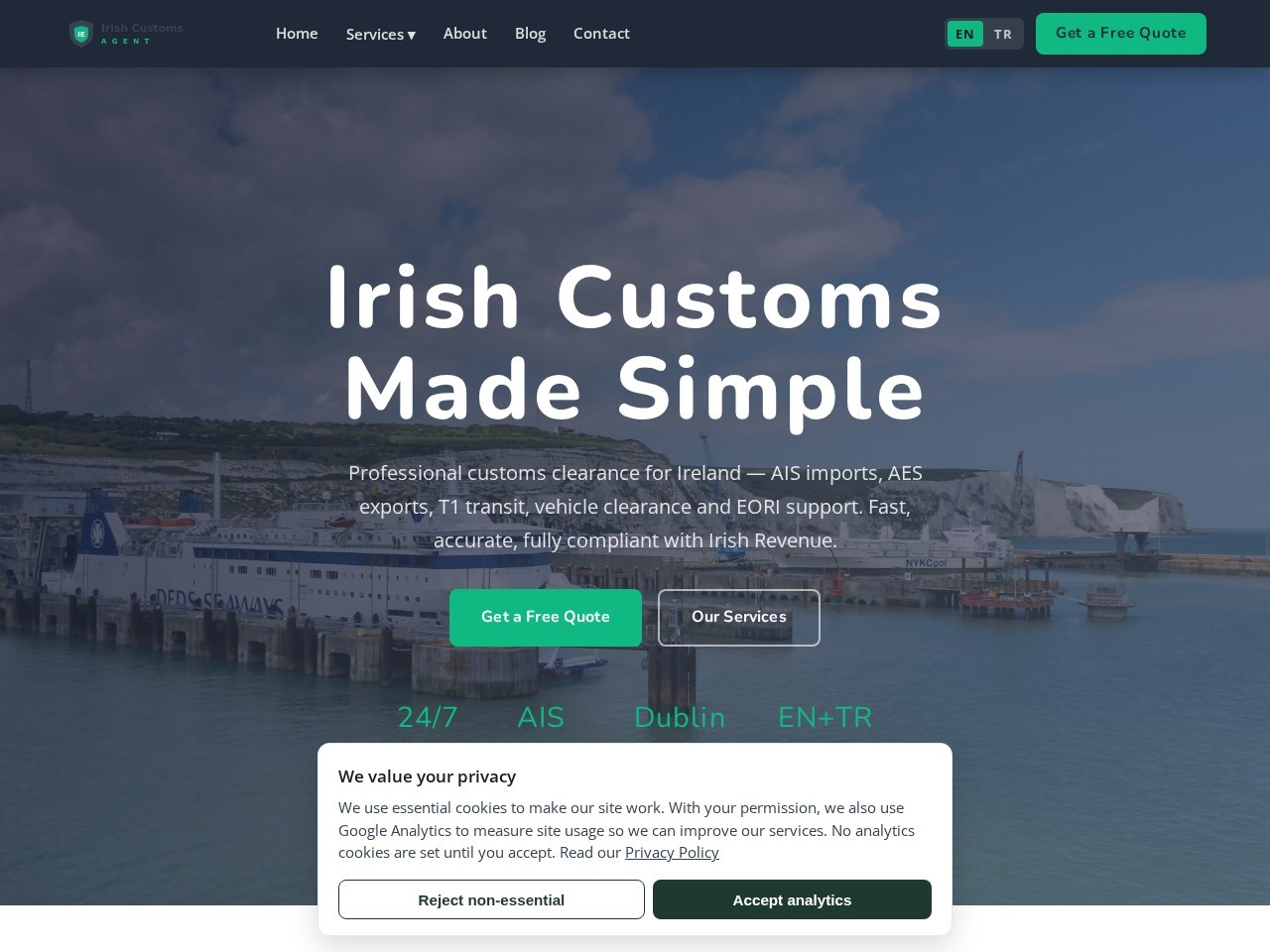 irishcustomsagent.com