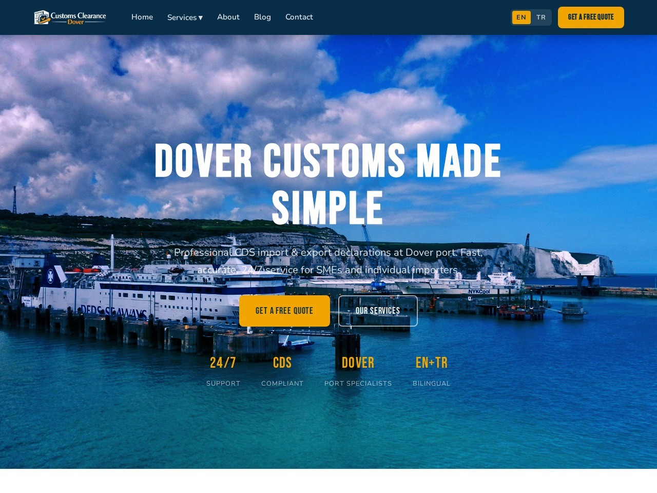 customsclearancedover.com